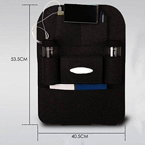 Car Seat Back Multi Pocket Storage Bag Organizer Holder ( pack of 2 )